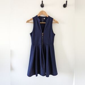 Black Swan Sleeveless Skater Dress